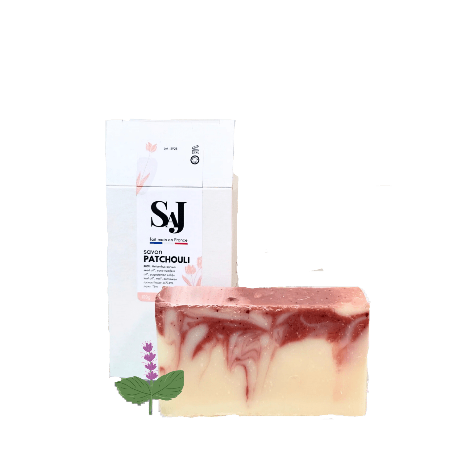 Přírodní mýdlo SAJ s Pačuli - UloveU.shop
