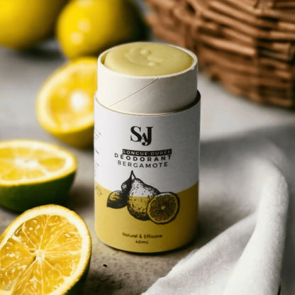 Přírodní tuhý deodorant SAJ Bergamot